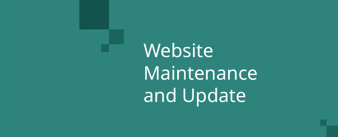 Website maintenance and update 